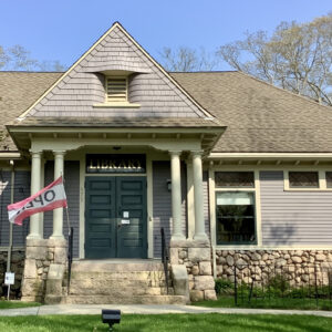 front entrance of West Falmouth Library during daytime