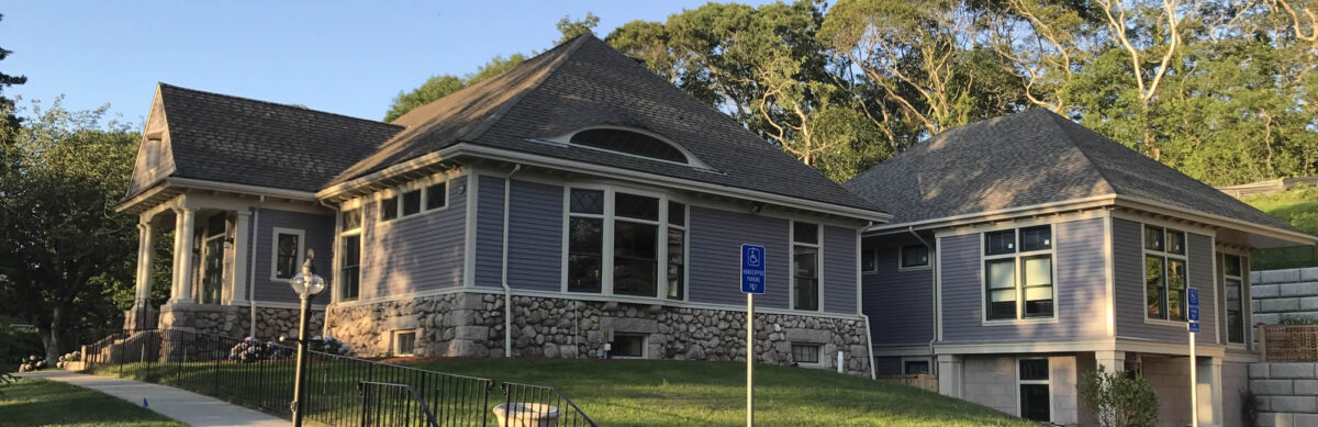 west-falmouth-library-cape-cod-steps