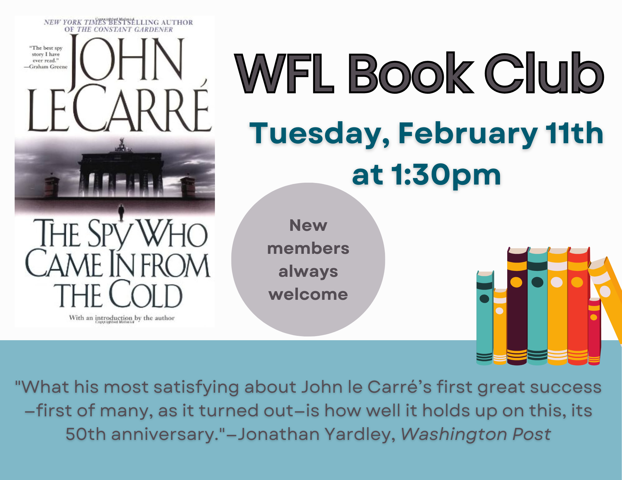 WFL Book Club February 2025 Flyer