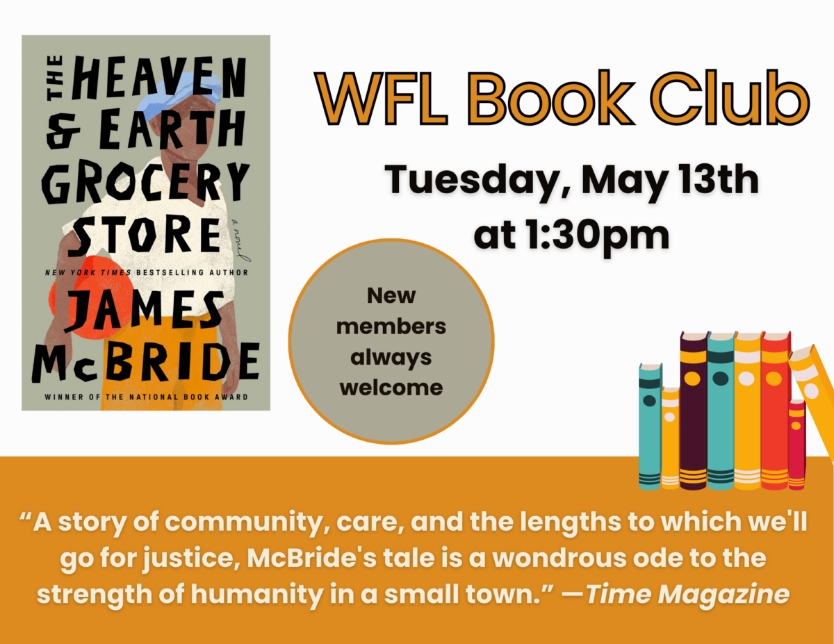 WFL Book Club May 2025 Flyer