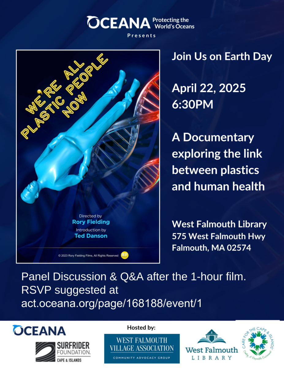 Oceana Earth Day 2025 Flier at West Falmouth Library