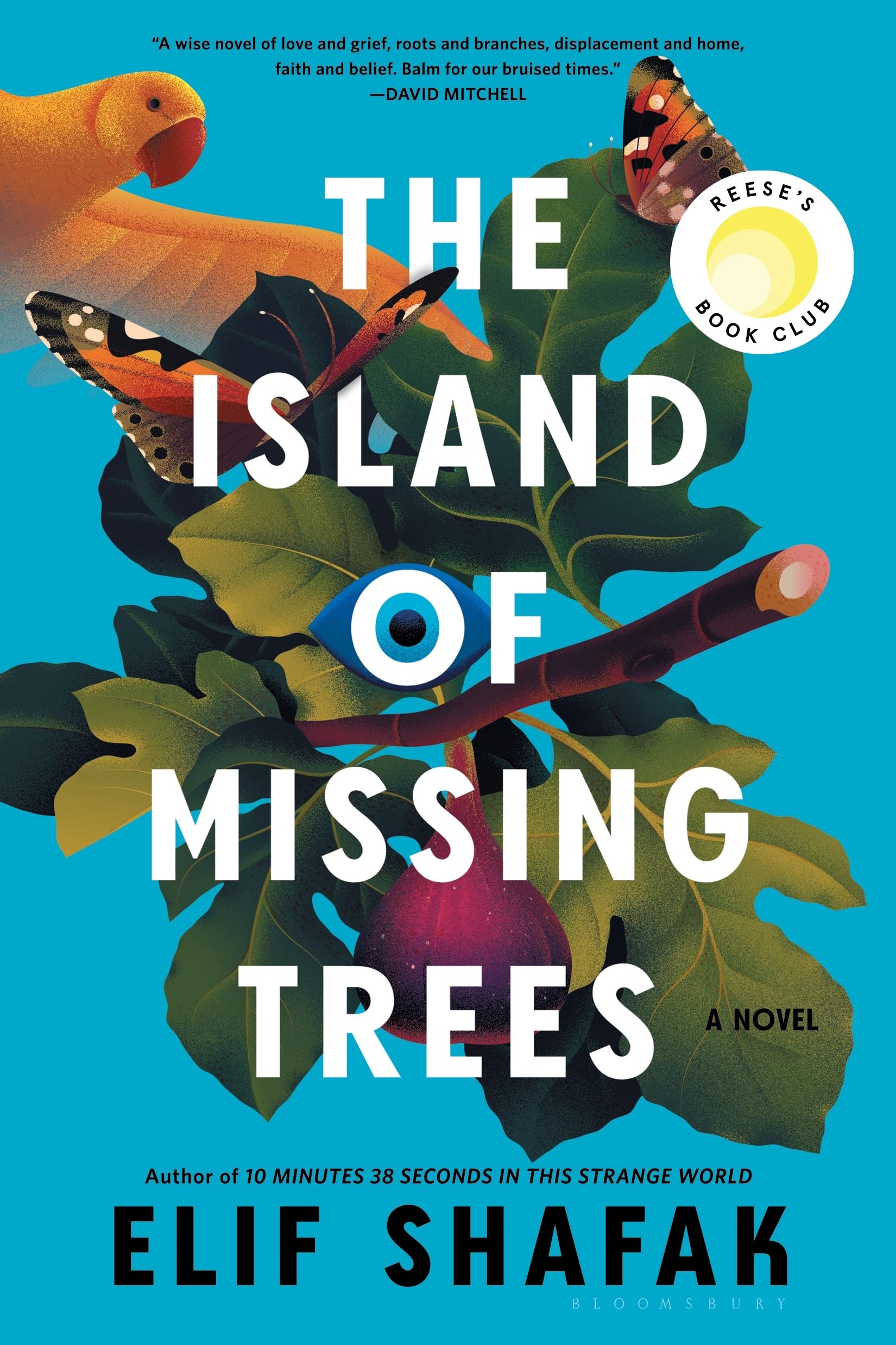 book cover for The Island of Missing Trees by Elif Shafak
