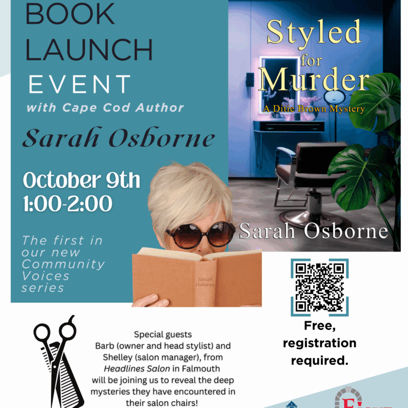 Fall 2025 Sarah Osborne Flier for West Falmouth Library