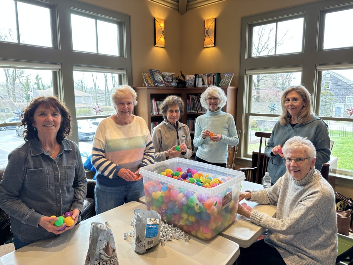 April 2025 egg hunt volunteers