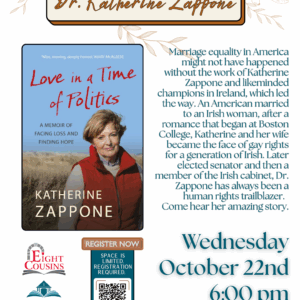 Fall 2025 Zappone Author Talk Flyer for West Falmouth Library