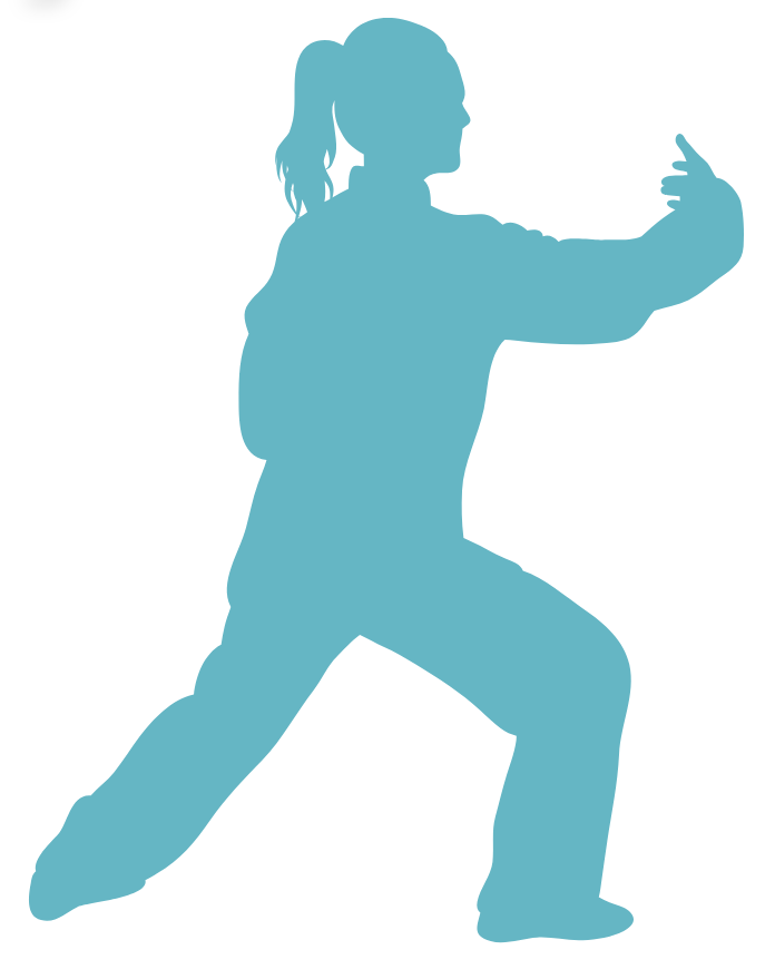qi gong practitioner graphic