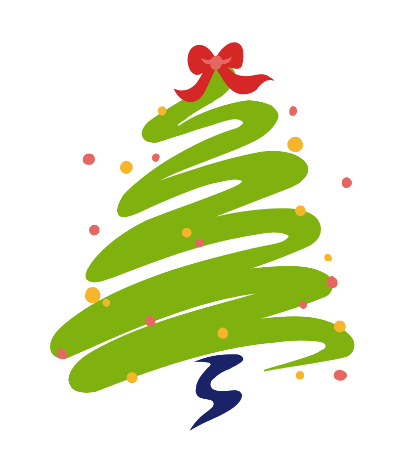 Christmas tree illustration