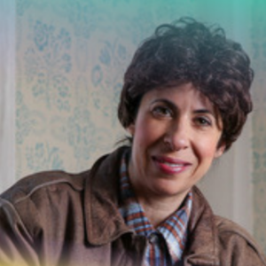 Actress Sheryl Faye as Amelia Earhart