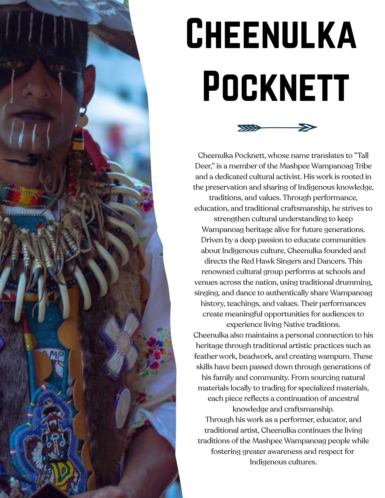 flyer for April 2026 Artist of the Month Cheenulka Pocknett at West Falmouth Library