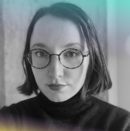 black and white photo fo poet Jane Huffman