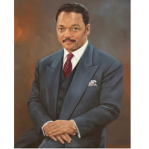 portrait of Rev Jesse Jackson
