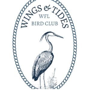 logo for the Wings & Tides Bird Club at West Falmouth Library