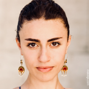 color photo of vocalist Lucy Yeghiazaryan