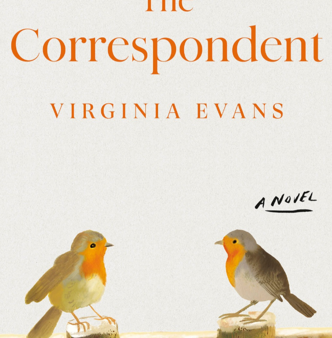 book cover for The Correspondent: by Virginia Evans