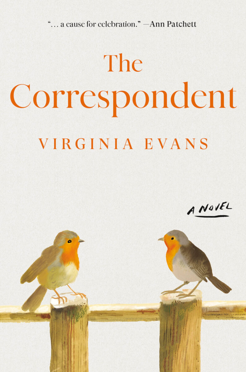 book cover for The Correspondent: by Virginia Evans