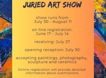 NEW! Juried Art Show - Call for Artists